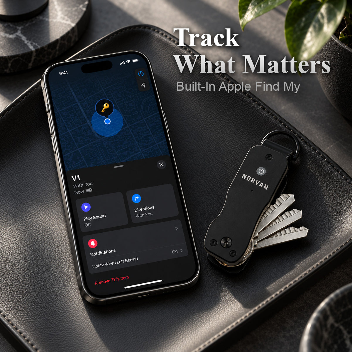NORVAN V1 Launch Edition Trackable Key Organizer